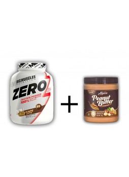 Big Muscle Zero 4.4 lbs (2kg) + Alpino Classic Peanut Butter Smooth 1kg